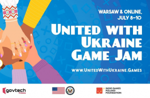 Запрошуємо гейм-дизайнерів до участі у марафоні United with Ukraine, який пройде 8-10 липня у Варшаві