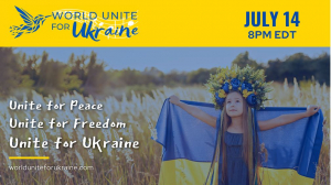 Фундація Україна-США та World Unite for Ukraine ™ представлять віртуальний благодійний концерт на підтримку України