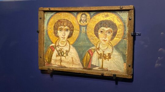 At the Louvre Museum, masterpieces of sacred art from the Khanenko Museum were presented for the first time