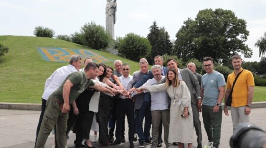 “Trident of the Motherland” – the historical project of MCIP: the Ukrainian coat of arms will appear on the shield of the Motherland Monument