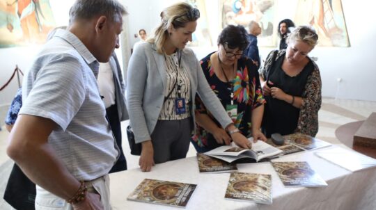 At the National Kyiv-Pechersk Lavra Reserve, a special publication titled “The Great History of the Great Church” was presented, dedicated to the 950th anniversary of the foundation of the Assumption Cathedral