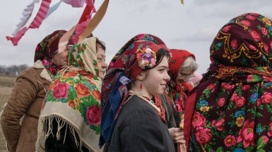 Під час святкування Колодія в Пирогові спалили опудало путіна