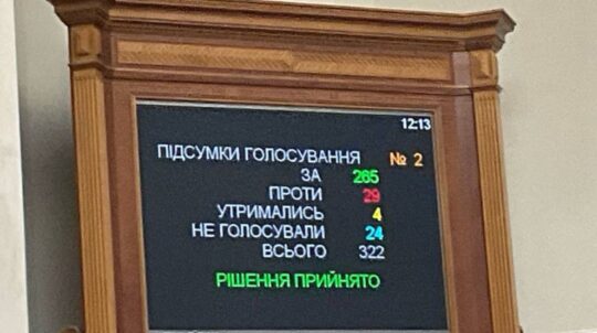 Верховна Рада проголосувала за законопроєкт «Про захист конституційного ладу у сфері діяльності релігійних організацій»