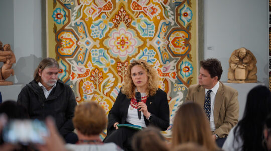 A round table titled ‘Recovery and Resilience: The Future Through Intangible Cultural Heritage’ was held at the National Academy of Arts