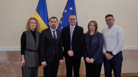 Media literacy and countering disinformation: Mykola Tochytskyi and Jaco Cilliers discussed key areas of cooperation between the MCSC and UNDP