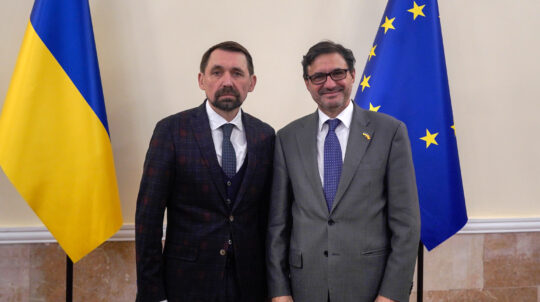 Mykola Tochytskyi and Ricardo López-Aranda Jagu discussed the prospects for a Ukrainian-Spanish cultural partnership