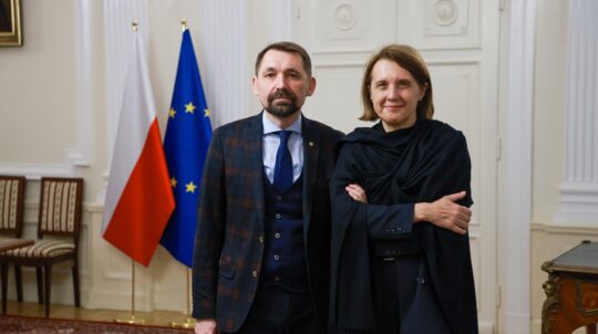 Meeting between Mykola Tochytskyi and Hanna Wróblewska in Warsaw:  joint steps towards the future of European culture 