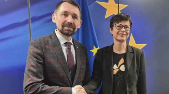 Ukraine-EU: Mykola Tochytskyi met with  Marta Kos, the newly appointed EU Commissioner for Enlargement, in Brussels