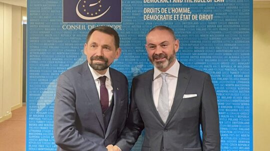 Mykola Tochytskyi met with Owen Bonnici, Malta’s Minister for National Heritage, the Arts, and the Local Government, in Strasbourg 