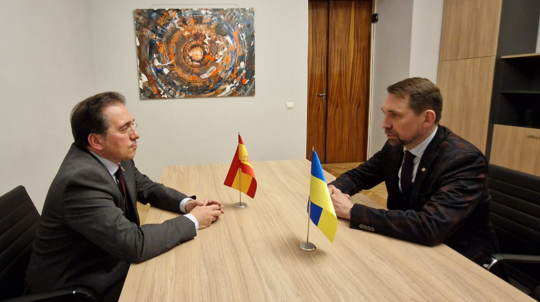 Mykola Tochytskyi and José Manuel Albares Bueno discussed the priorities for cultural cooperation between Ukraine and Spain