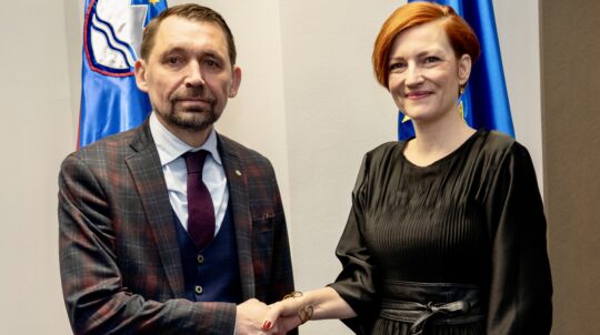 Ukraine and Slovenia’s culture ministers met in Berlin