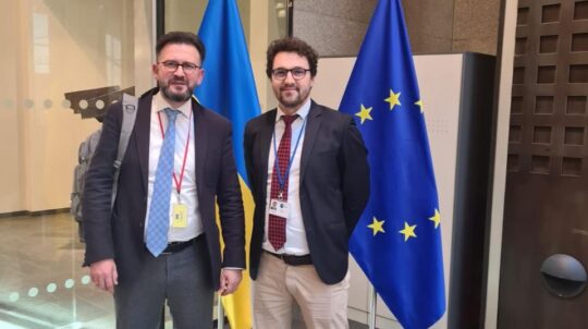 Andrii Nadzhos discussed with EU officials in Brussels sanctions on russia and support for Ukrainian media 