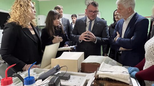 Czech President Petr Pavel visited the Yaroslav the Wise National Library of Ukraine