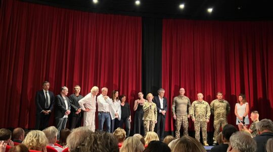 Микола Точицький у Парижі відвідав показ фільму Бернара-Анрі Леві «Notre guerre»