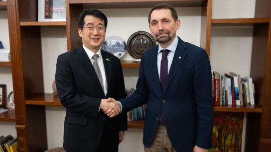 Mykola Tochytskyi met with the Ambassador of the Republic of Korea to Ukraine Kichang Park
