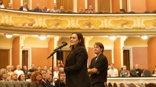 Театр Франка відкрив новий театральний сезон: урочисті збори колективу відвідала Тетяна Бережна