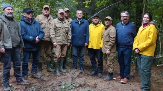 Завершено перший етап пошукових робіт у селі Юречкова на території Польщі