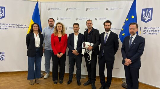 Anastasia Bondar met with a delegation of French companies to discuss modern solutions for the restoration of cultural heritage
